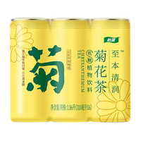 怡宝 至本清润菊花茶植物饮料CAN装310ml*6瓶 量贩装