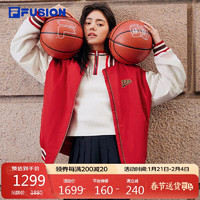 FILA FUSION 斐乐情侣款棉服棒球服