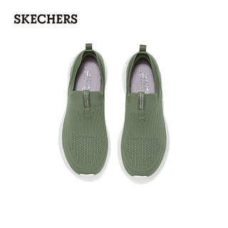 斯凯奇（Skechers）女鞋冬季懒人一脚蹬健步鞋软底休闲鞋运动鞋跑步鞋117440新年