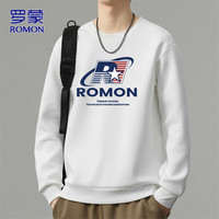 罗蒙（ROMON）卫衣男士秋冬季印花外套男装长袖t恤打底衫男装上衣服