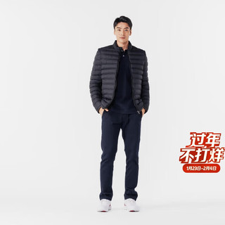 迪卡侬 DECATHLON 保暖棉服防风户外运动夹克情侣外套黑色2XL-4512492