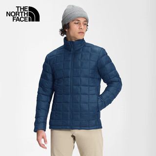 THE NORTH FACE 北面 棉服男户外防风保暖立领夹棉外套5GLL 蓝色/HDC S