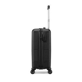 美旅（AMERICAN TOURISTER）条纹设计行李箱轻便耐用拉杆箱大容量密码锁旅行箱20英寸登机箱 黑色 TX8 09001 20英寸