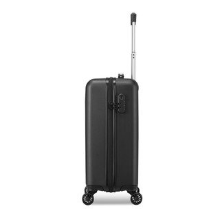 美旅（AMERICAN TOURISTER）条纹设计行李箱轻便耐用拉杆箱大容量密码锁旅行箱20英寸登机箱 黑色TX9 09001 20英寸