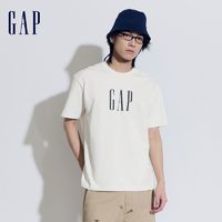 百亿补贴：Gap 男女装2024夏季新款纯棉字母印花logo短袖T恤宽松上衣546487