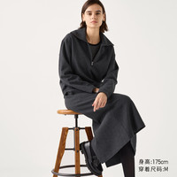 优衣库 UNIQLO 女装绒面针织半拉链套头衫472561