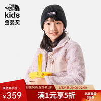 THE NORTH FACE【特惠商品】北面童装仿羊羔绒抓绒外套儿童女保暖23冬|82TE JK3/黑色 170cm XXL（170/84）