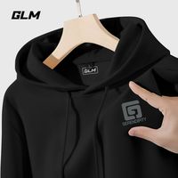 森马集团GLM连帽卫衣男春秋季美式重磅套头衫男生潮牌外套上衣服
