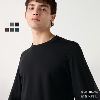 UNIQLO 优衣库 男装 HEATTECH ULTRA WARM 圆领T恤长袖保暖衣 469983