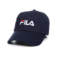 FILA 正品FILA斐乐鸭舌帽男女情侣经典刺绣LOGO时尚百搭防晒遮阳棒球帽