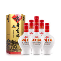 移动端、京东百亿补贴：古井贡酒 六角贡 45%vol 浓香型白酒 500ml*6瓶