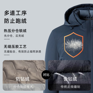 SHANSHAN杉杉鹅绒加厚羽绒服男士2024冬季商务休闲夹克外套男