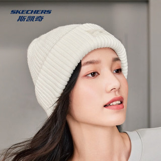 斯凯奇（Skechers）男女同款针织帽蓄热保暖舒适冬季户外运动必备 【直播同款】-01B4