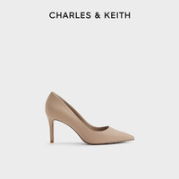 CHARLES & KEITH 女士简约通勤尖头高跟单鞋 CK1-60280245-1