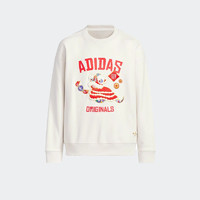 88VIP：adidas 阿迪达斯 童装25年新年限定醒狮款男女童长袖圆领运动卫衣 JM5863