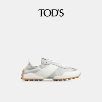 TOD'S 托德斯 女士皮革平底拼色运动休闲鞋 XXW05L0HZ72K1E