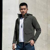 【龙牙】隐之潜狼工装连帽夹克春秋户外休闲衣运动百搭时尚男外套