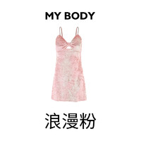 MY BODY 女士时尚V领吊带睡裙 AQQ24T890