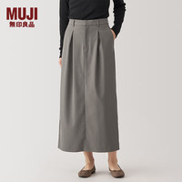 無印良品 MUJI（無印良品 ）女式  不易沾水 直筒裙 长半身裙女秋款裙子女装 24年秋BE1SSC4A   (165/74A)