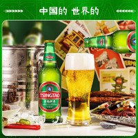 青岛啤酒 TSINGTAO 经典系列 浓郁麦香啤酒 330ml*24瓶