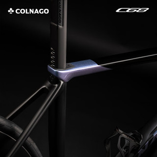 COLNAGO梅花 C68 DURA-ACE R9270 Di2无线电变碳纤维轻量公路自行车 整车-C68 HRAU（极光蓝) 24速 485