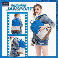 JANSPORT 旗舰店学生时尚撞色书包男士背包通勤商务电脑包