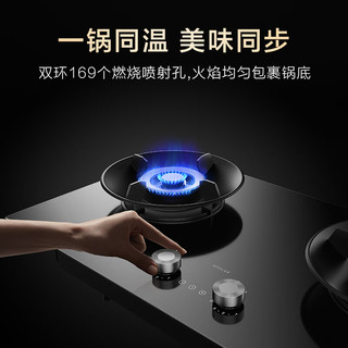 科勒 KOHLER 燃气灶K3双灶家用 5.2kW猛火灶天然气 家用台式嵌入式两用 智能双边定时35620T天然气