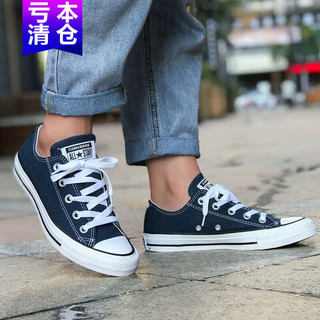 匡威 Chuck Taylor All Star 中性运动帆布鞋 102329 海军蓝 44