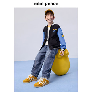 MiniPeace太平鸟童装男童夹克FABCF1307 黑色 140cm