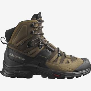 萨洛蒙（Salomon）QUEST 4 GTX 男款户外运动防水中帮防滑耐磨登山鞋 棕褐色 L41630700 标准42/US8.5