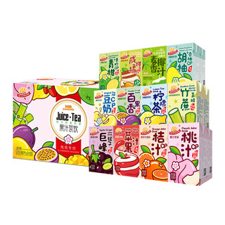 阳光先生（MR.SUNSHINE）饮料整箱混合口味果汁茶饮料250ml*24盒装多口味礼盒年会 【全家福】12口味各2盒69.9元