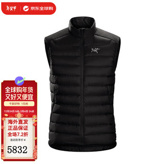 始祖鸟（ARC’TERYX）Arc'teryx Cerium LT男轻量秋冬保暖户外排骨羽绒马甲背心正 Black XL (95-110kg)