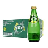 法国Perrier巴黎水柠檬味青柠味苏打气泡水330ml*5 超值特惠【青柠味】330ml*5瓶