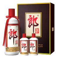 郎酒 礼盒 53度 酱香型白酒 500ml+100ml*2