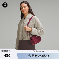 露露乐蒙lululemon丨Crossbody 女士斜挎相机包 *绗缝绒面 LW9EV2S 莓果酒红 O/S
