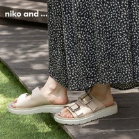 niko and ... 凉鞋女2024夏季新款时尚日系百搭潮流休闲凉鞋111683