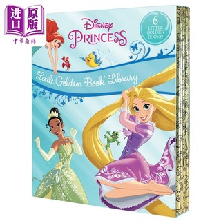 预售 Disney Princess Little Golden Book Library 小金书故事集 公主故事 英文原版 儿童绘本 迪士尼系列 2-5岁