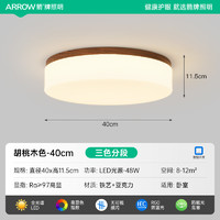 箭牌照明 ARROW 箭牌卧室灯吸顶灯2024新款中古风蛋糕灯客厅主灯儿童