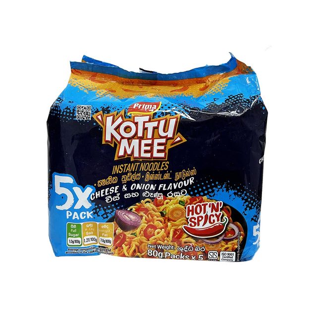 普瑞达 奶酪洋葱方便面 5连包