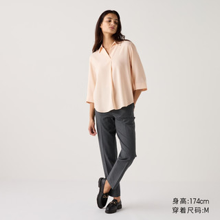 优衣库 UNIQLO 女装半开领衬衫 UQ469419666