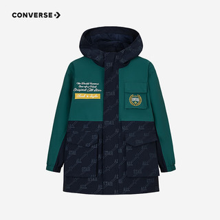 Converse匡威童装男童羽绒服两件套2025春季三防派克工装 藏青蓝 150 /72(M)