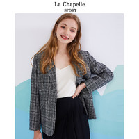 La Chapelle 秋冬高级感西装外套女装春秋纯色通勤西服J