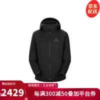 ARC'TERYX 始祖鸟 Atom Hoody女子秋冬棉服户外保暖连帽刺绣鸟标夹克外套刺绣鸟标 Black黑色 L