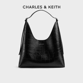 CHARLES & KEITH CHARLES&KEITH25春新款CK2-40160199-1大容量鳄鱼纹子母托特包女