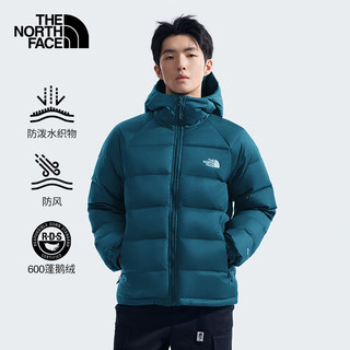 THE NORTH FACE 北面 羽绒服男户外600蓬鹅绒填充高蓬保暖防泼水外套24秋冬新款7W7G INO/夜泊蓝 L /175