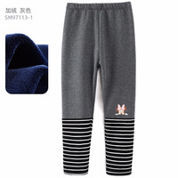 迪士尼女童打底裤儿童裤子棉秋冬款加绒加厚宝宝外穿休闲保暖长裤 SM97113
