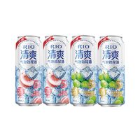 百亿补贴：RIO 清爽预调鸡尾酒 500ml*4罐 5度 果酒组合