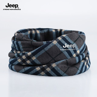 Jeep 男士围脖护颈两用围巾 0844