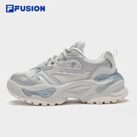 FILA FUSION 赵露思同款FILA FUSION斐乐软糖鞋女鞋厚底运动鞋银色增高老爹鞋