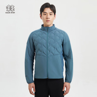 KOLON SPORT 可隆棉服 男子户外休闲轻量保暖露营运动徒步夹克外套 水鸭绿TE M (170)